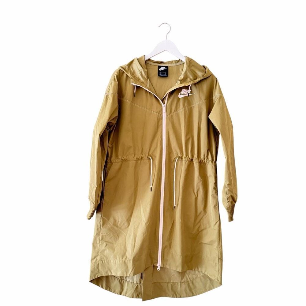 Nike Sportswear Shield Windrunner Jacket Womens Olive Green SZ S